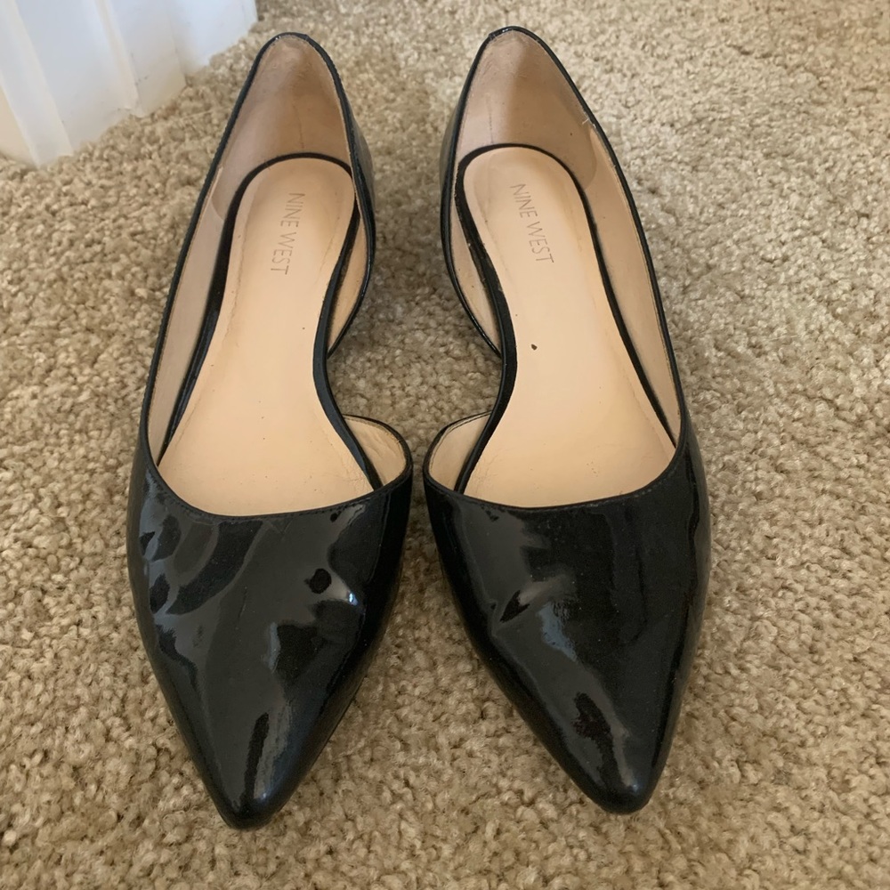 Nine West Black Flats
